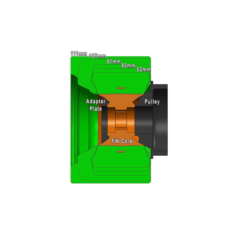 Roues Abec11 ReFly 83mm 74A