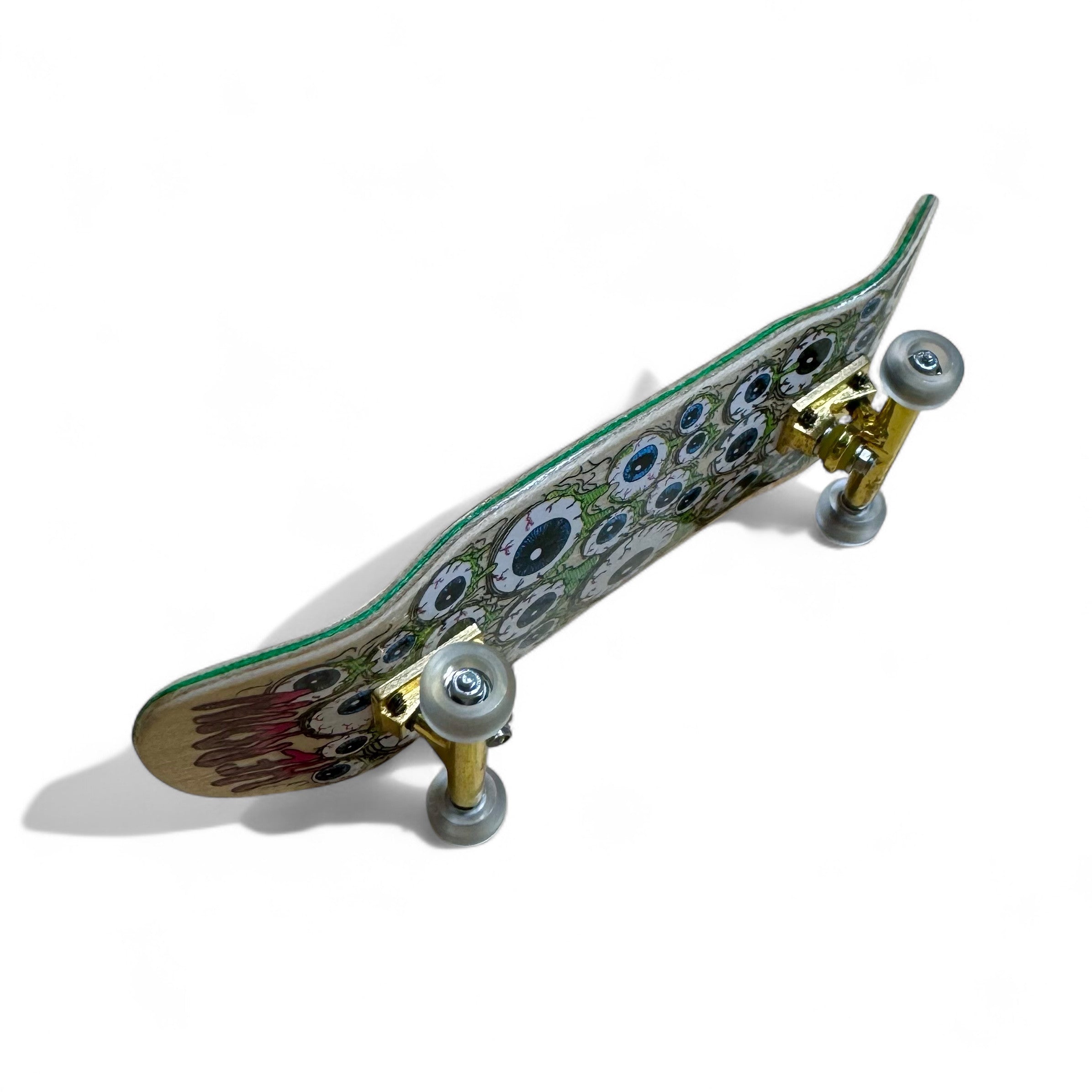 Fingerboard Heroin Skateboards Custom Pro X Eyes