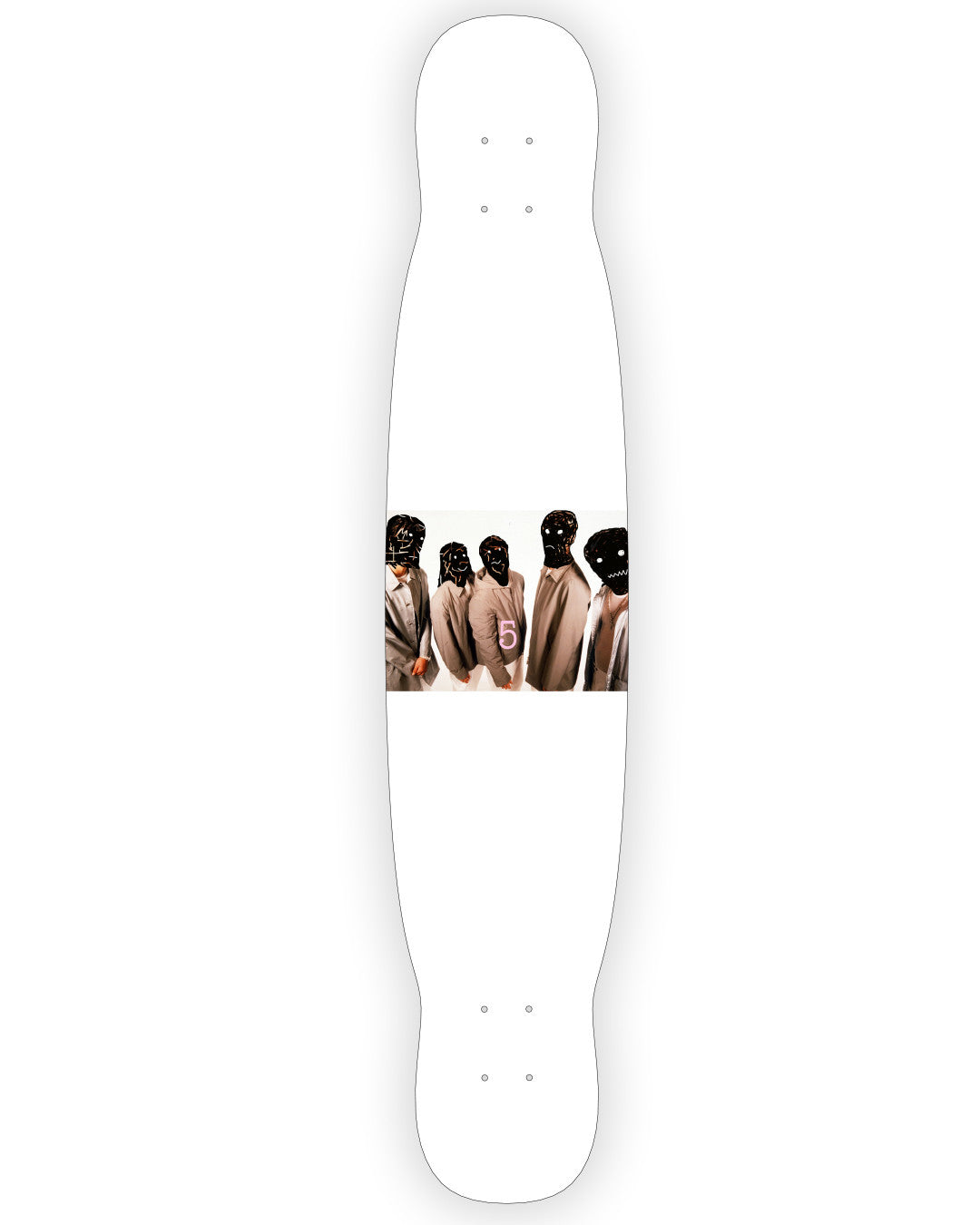 Deck Longboard Black Ballet Five