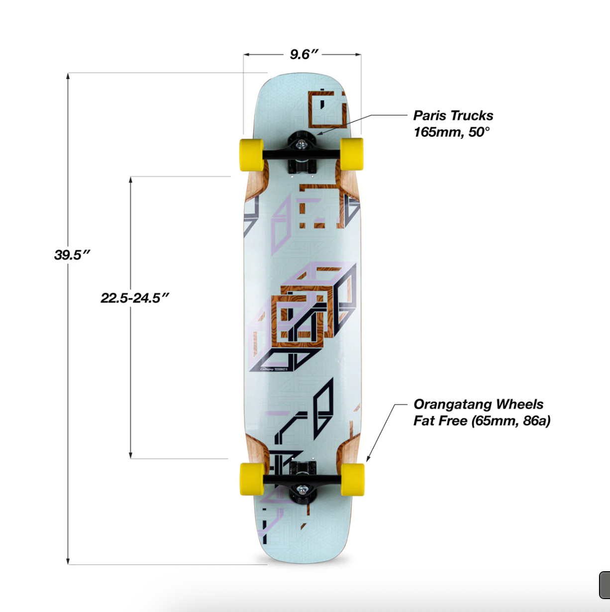 Longboard Loaded Tesseract II Spectra 39.5