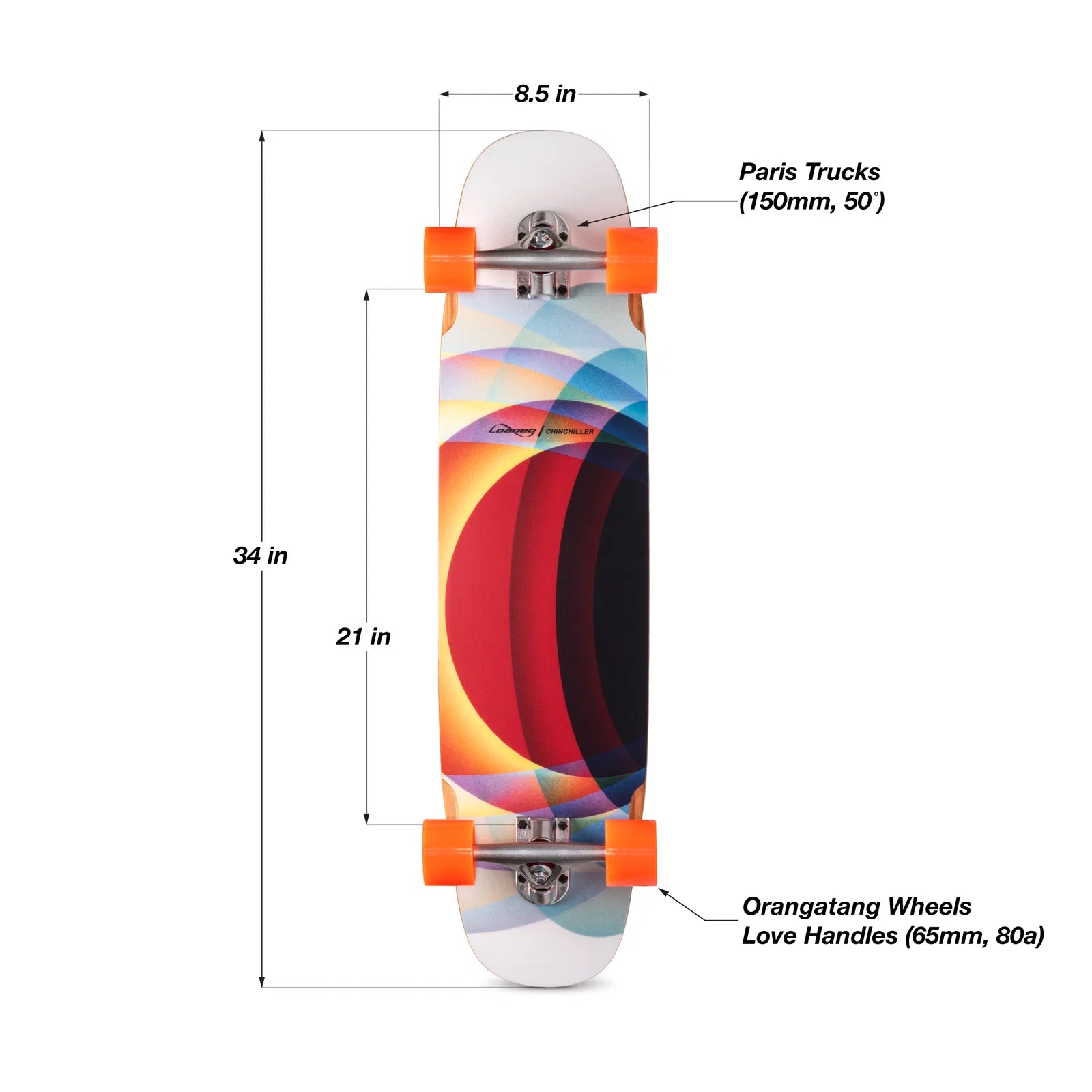 Longboard Loaded Chinchiller 39"