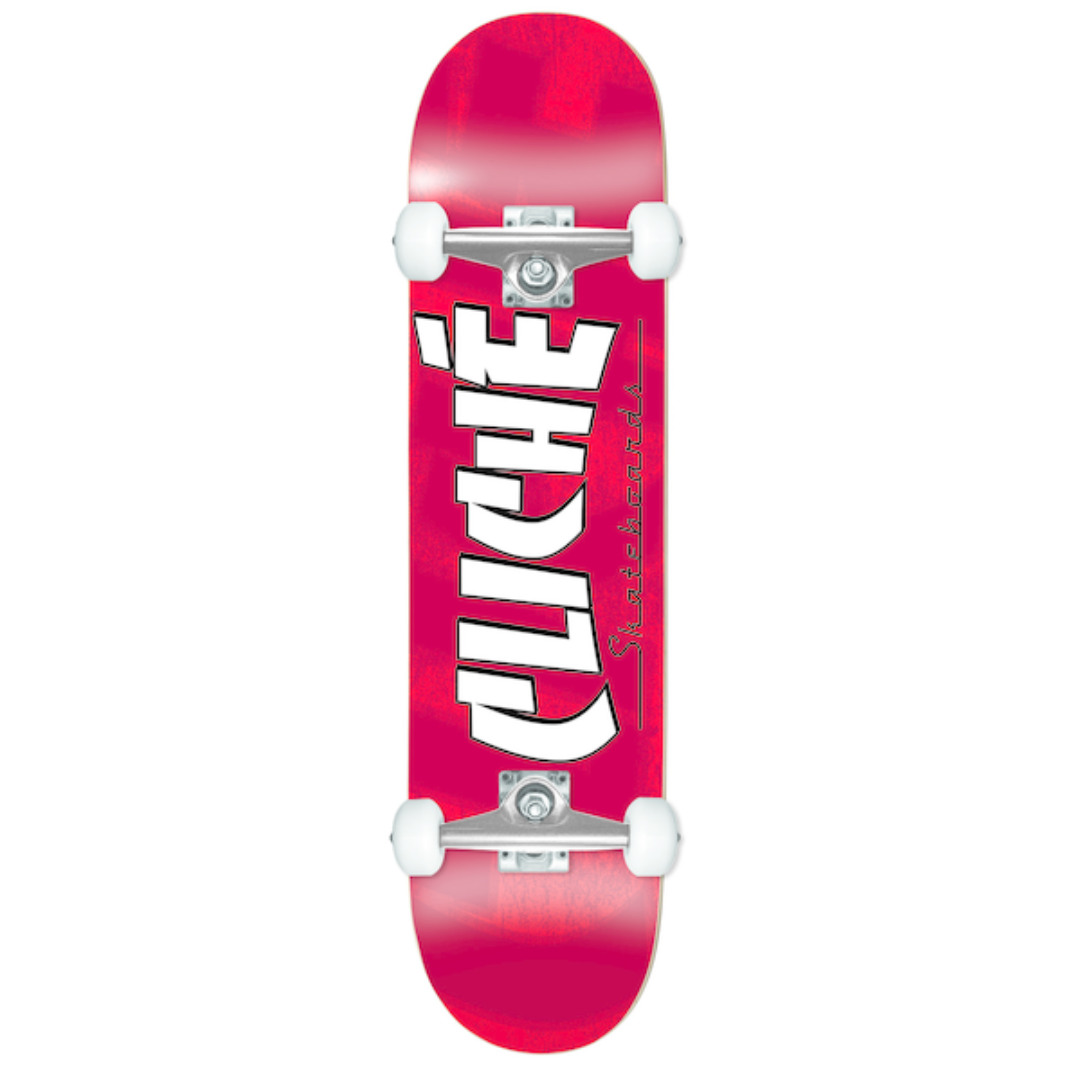 Skateboard complet Cliché Banco Red 8.0"