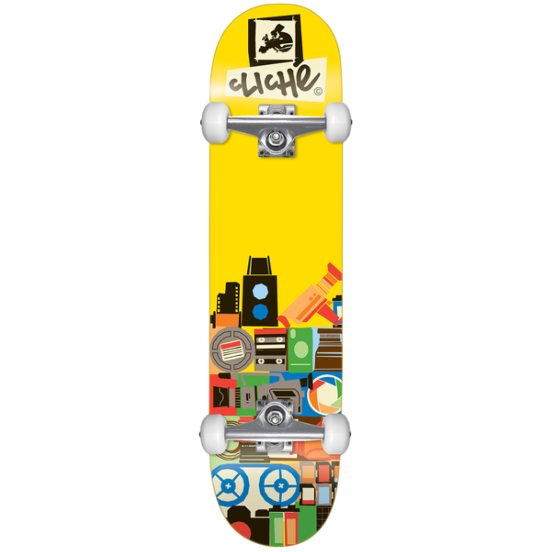 Skateboard complet Cliché Document Yellow 8.0"