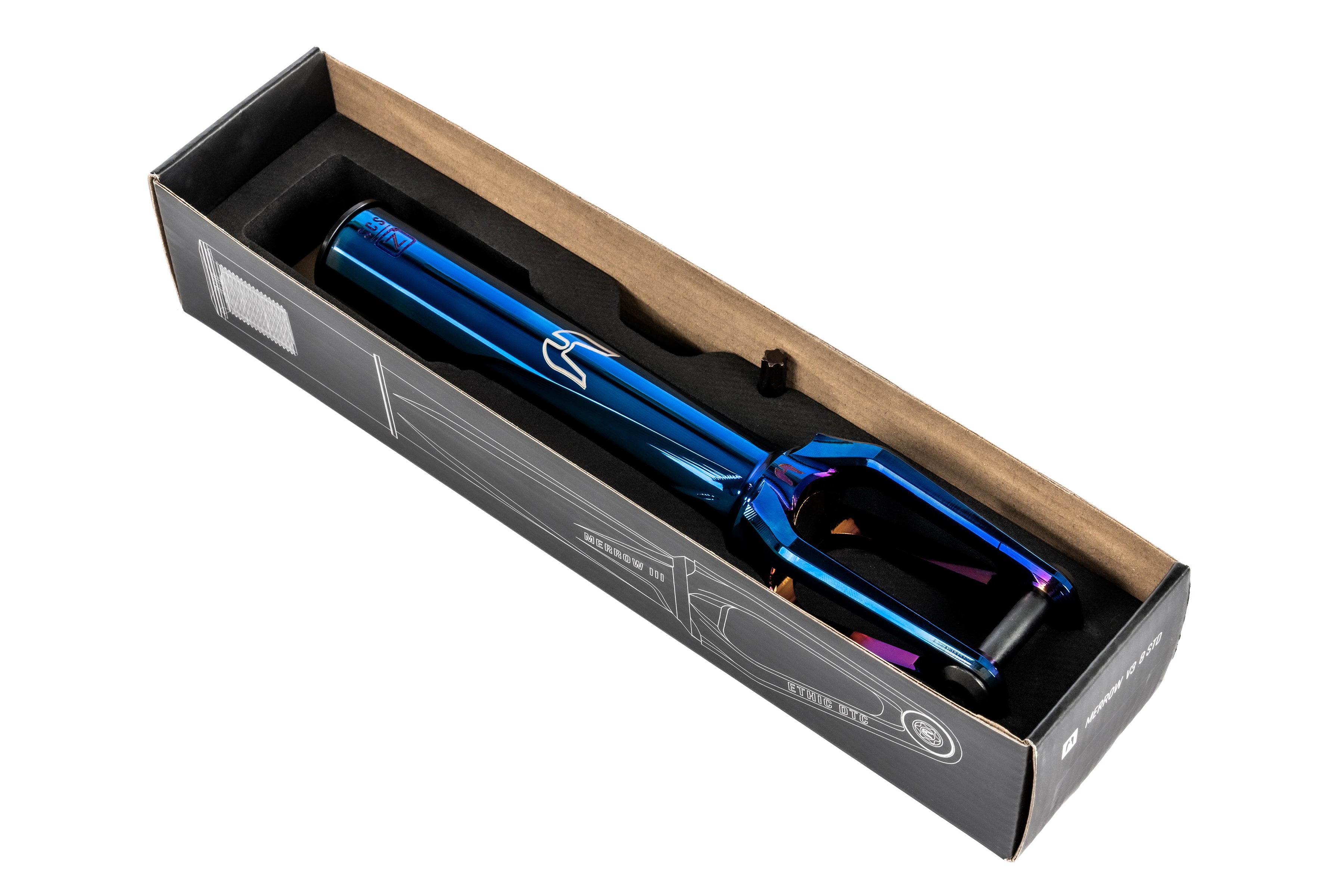 Fourche Ethic DTC Merrow V3 SCS Bleu Chrome