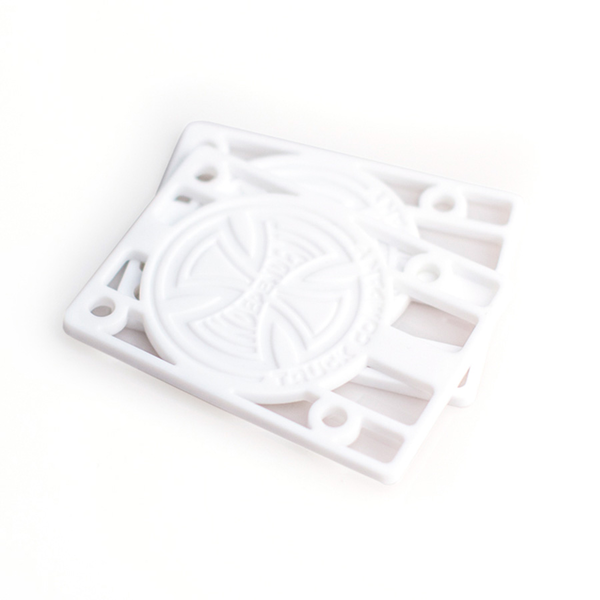 Pads Independent Hard Risers 0.125" White Jeu de 2