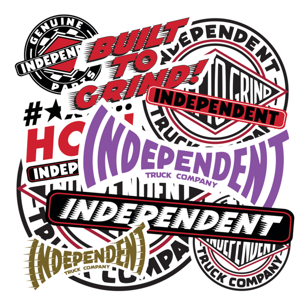 Stickers Independent Assorted Pack de 10