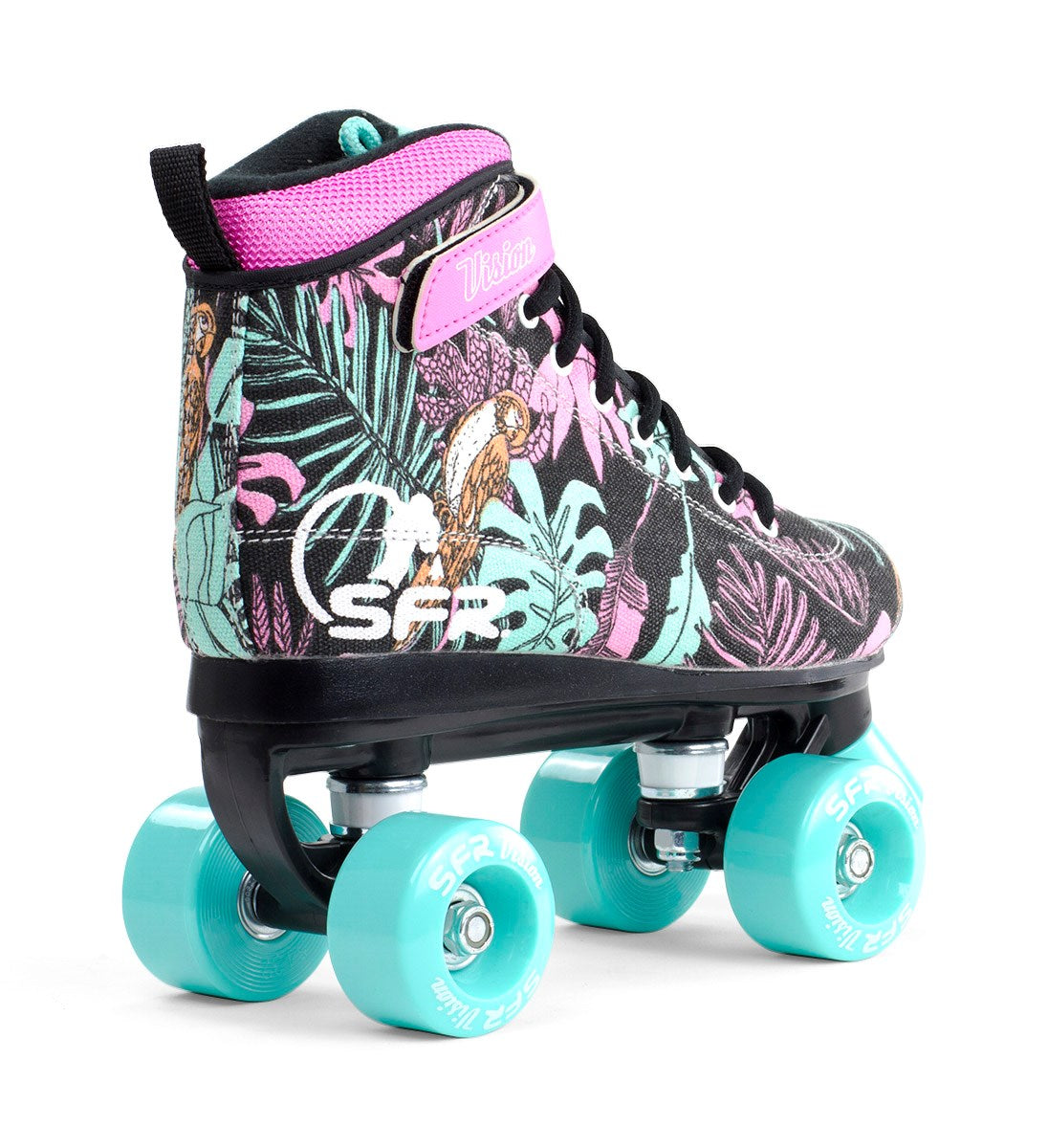 Rollers Quad Enfant SFR Vision Canvas Black Floral