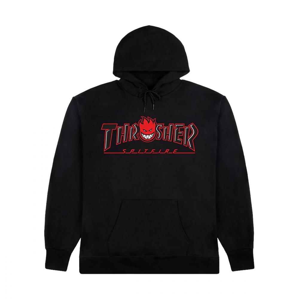 Hoodie Thrasher x Spitfire Big Head Outline