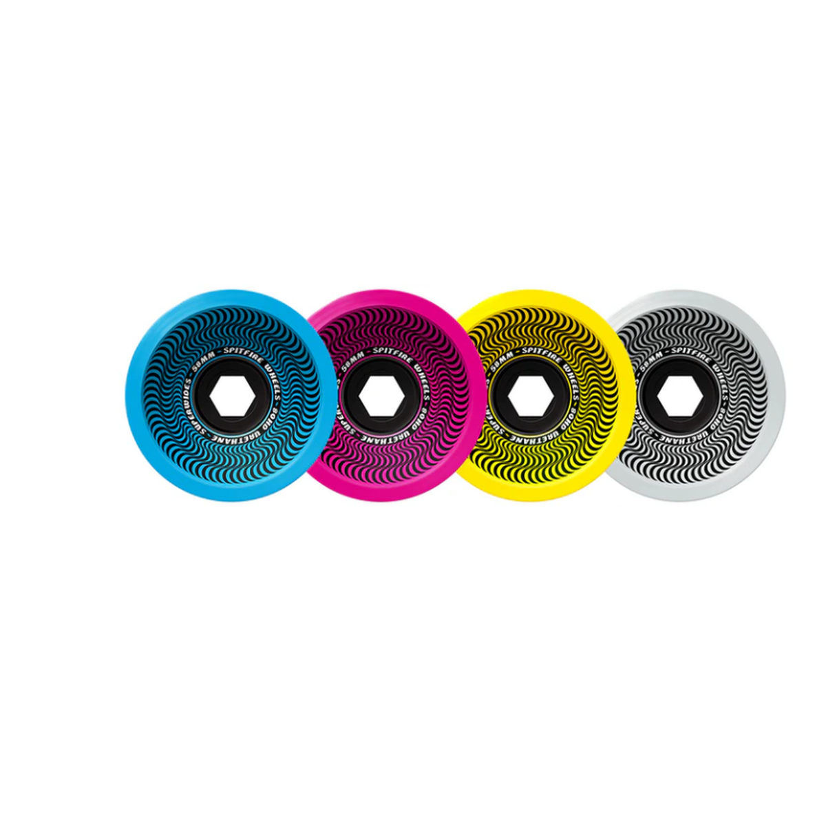 Roues Spitfire CMYK Mixed Superwides 58 mm 80A